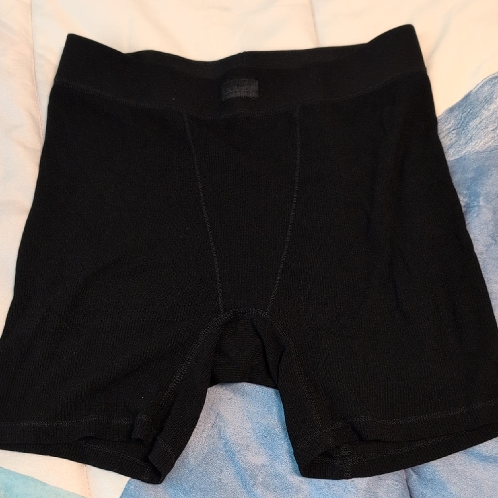 Women's Black Boxer Briefs